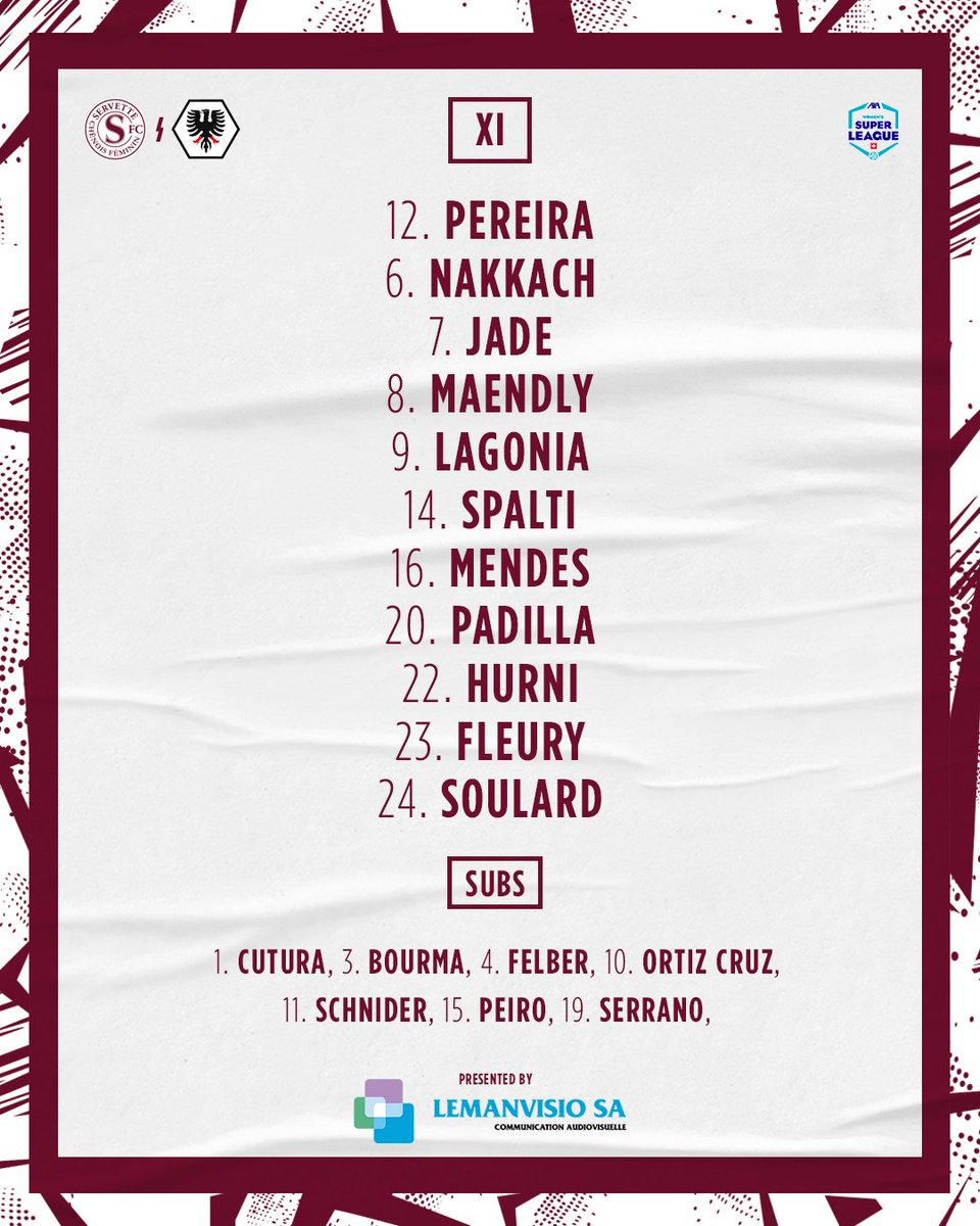 ServetteFCCF's tweet photo. Voici le 𝗫𝗜 𝗧𝗜𝗧𝗨𝗟𝗔𝗜𝗥𝗘 qui débutera ce #𝐒𝐅𝐂𝐂𝐅𝐅𝐂𝐀𝐅 ⚔️🔥

#NotreVilleNotreClub https://t.co/4xaQbTySva