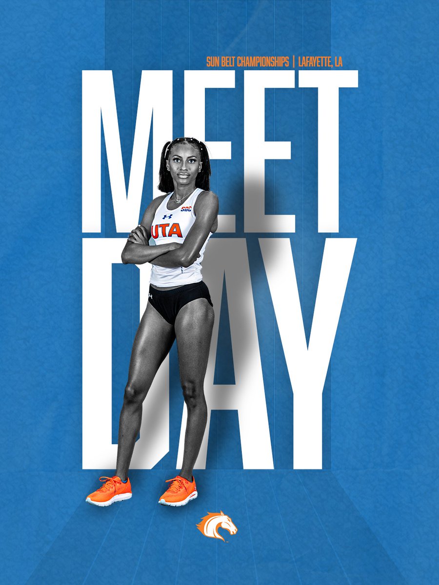 UTAMavsTFXC's tweet photo. 𝗙𝗜𝗡𝗔𝗟 𝗗𝗔𝗬 🏆

👟 Sun Belt Outdoor Championships
🏟 Ragin' Cajun Track Facility
🕦 11:30 AM
📺 https://t.co/WHiVo9Fkmd
📊 https://t.co/WoAKMc0WRh
📰 https://t.co/xlwAsUEv8B

#MavUp https://t.co/8odDS5ivd3