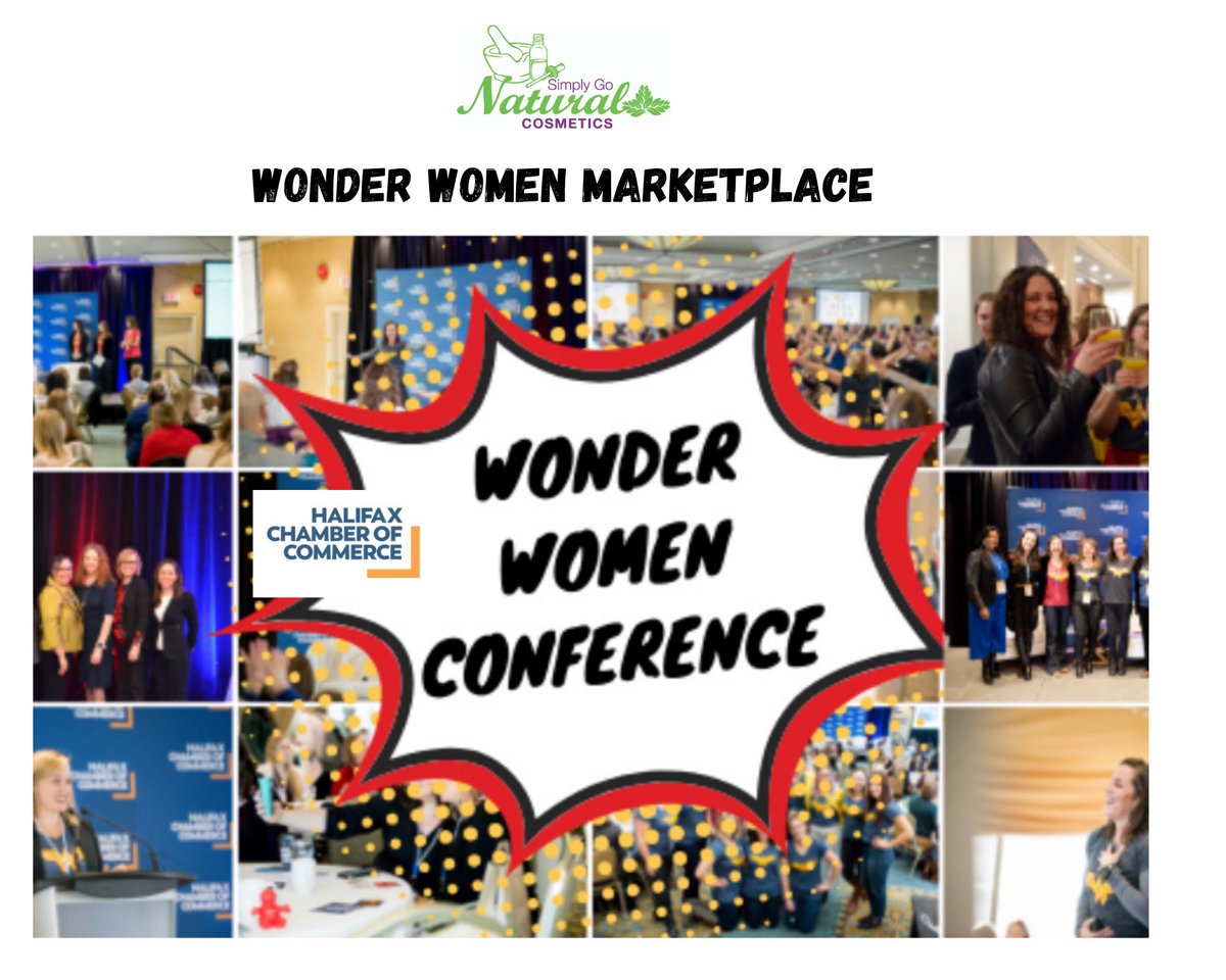 It’s show time💃 Wonder Women Conference Marketplace here we come!

Please join us! @hfxchamber 

#womeninbusiness 
#womenownedbusiness 
#womenempowerment 
#halifaxchamberofcommerce 
#wonderwoman 
#hccwonderwomen 
#haligonian #simplygonaturalcosmetics