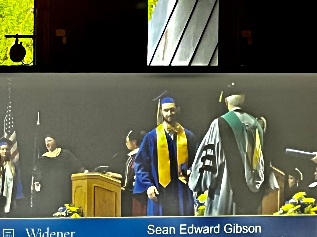 tomgibsoncomm's tweet photo. ⁦@gibby22lax⁩ congratulations on graduating with honors in mechanical engineering from ⁦@WidenerUniv⁩ Deus Vult!  Could not be prouder!  Great things await you! https://t.co/5WJDsOm0bc