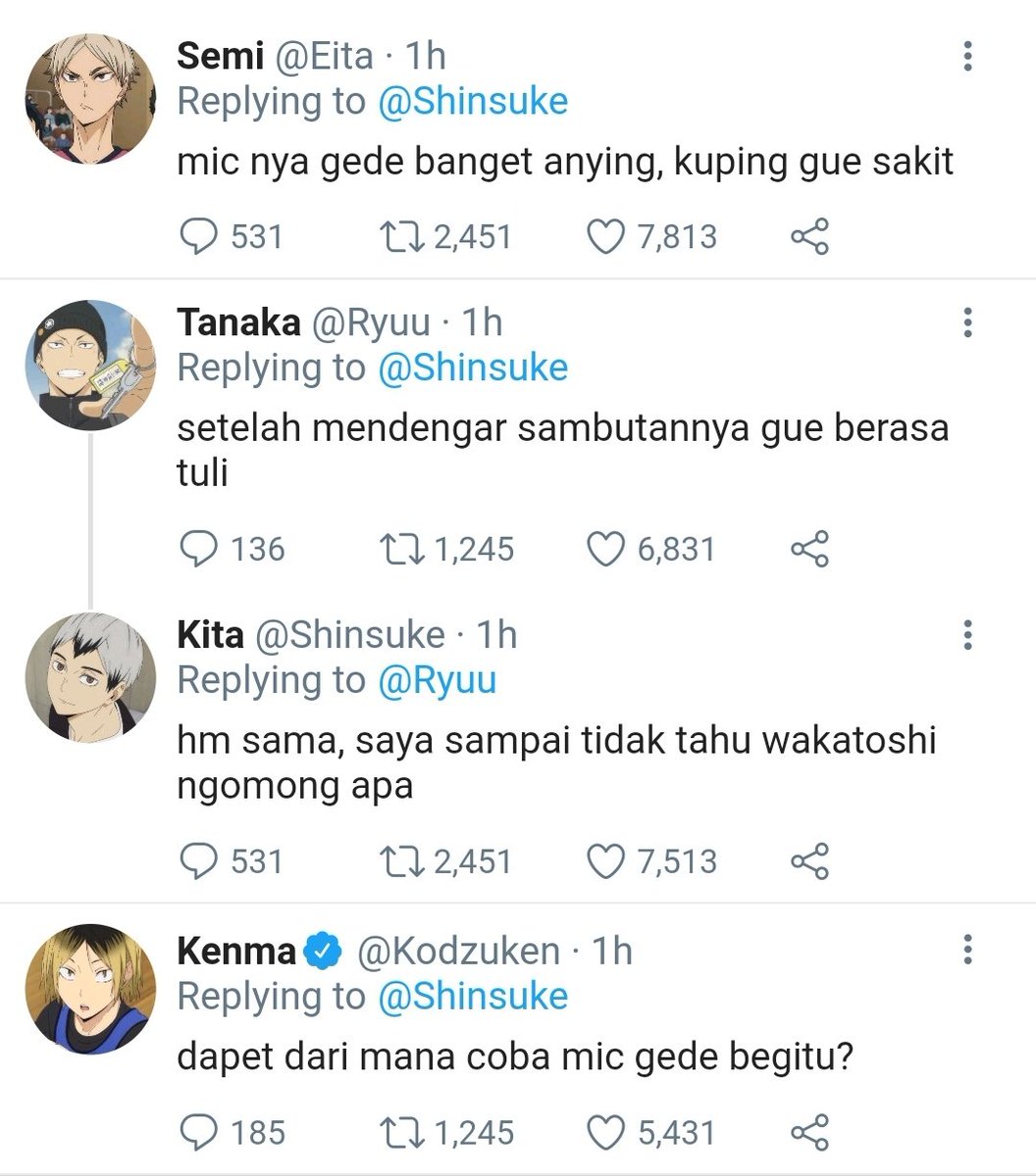 LazarkKertia_'s tweet photo. 46 terima kasih wakatoshi https://t.co/S2MtGvt9Mu
