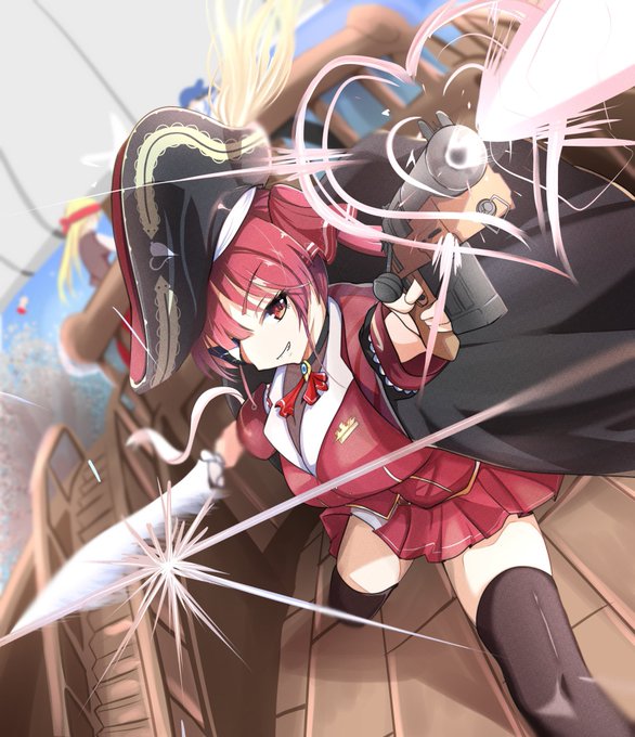 マリン船長、実は、貴方を描き始めてから一週間以上船長を描かなかった空白期間がなく、大体3〜4日で一枚のペースで描いて来ました。

それを2年も続けて来ました。イラストの腕はともかく、船長への愛は誰にも負けるつもりはありません。

これからも、末永くよろしくお願いします。 