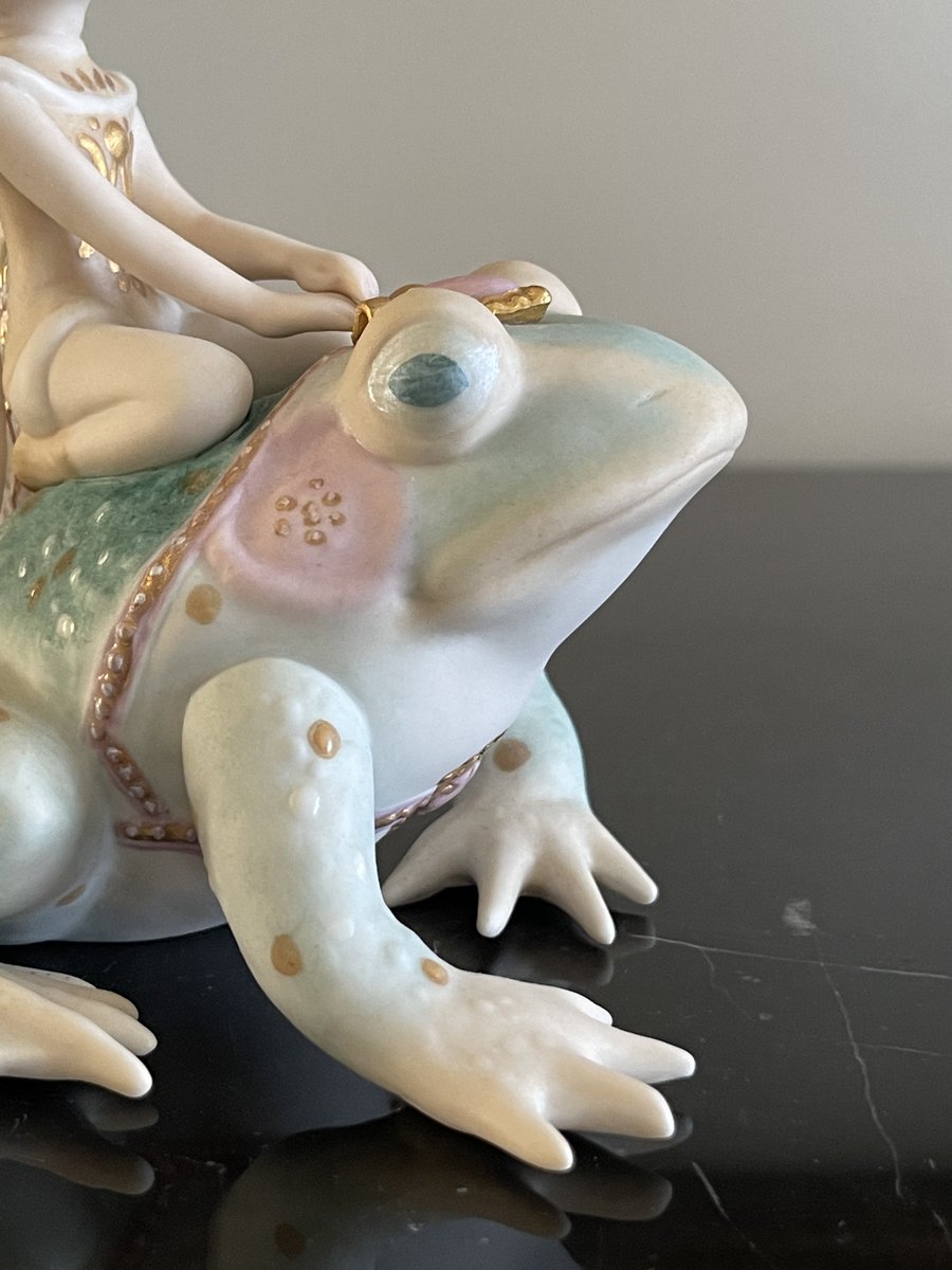 AAandMore's tweet photo. Check out #Cybis #Porcelain Land of Chimeric Collection Tiffin on a Frog Figurine https://t.co/sqS1EvjSZj #eBay via @eBay https://t.co/jAb0e3feEY