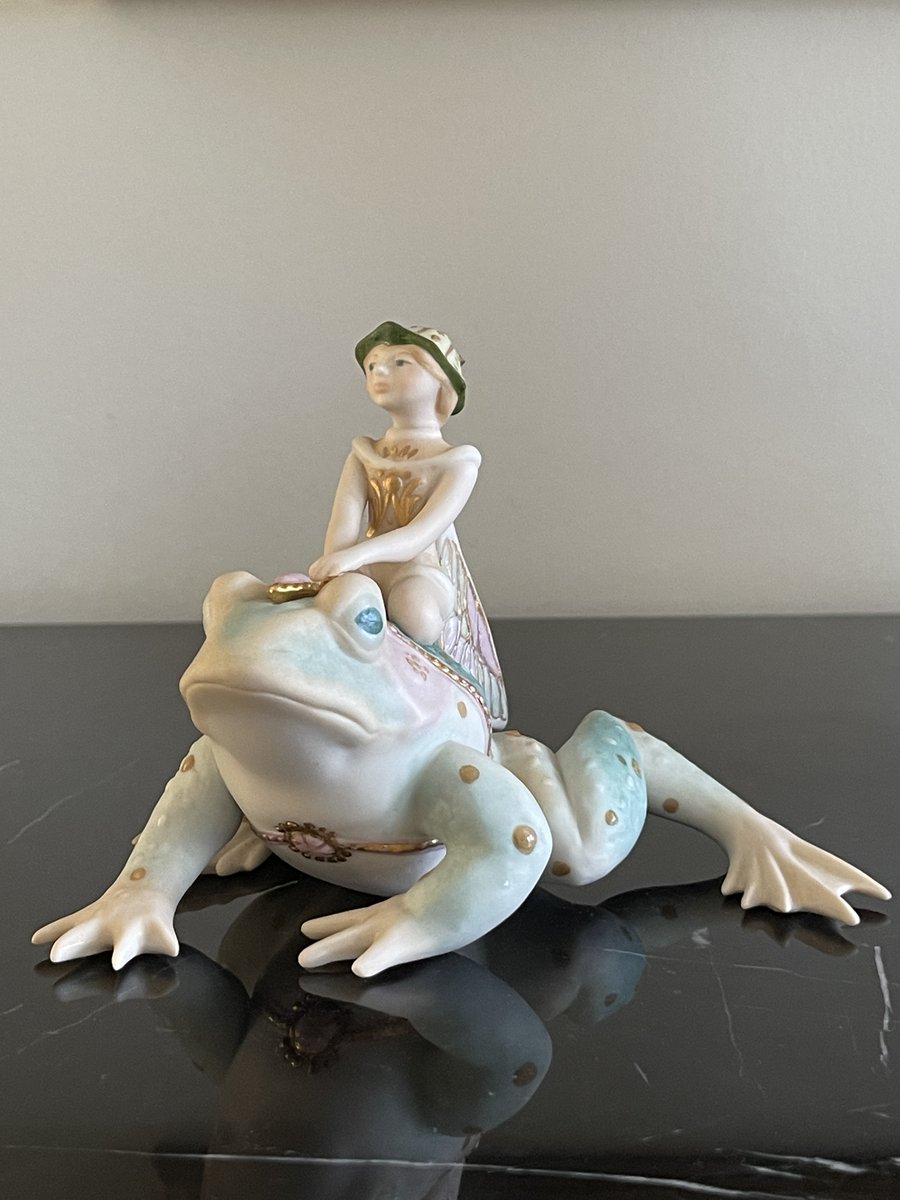 AAandMore's tweet photo. Check out #Cybis #Porcelain Land of Chimeric Collection Tiffin on a Frog Figurine https://t.co/sqS1EvjSZj #eBay via @eBay https://t.co/jAb0e3feEY