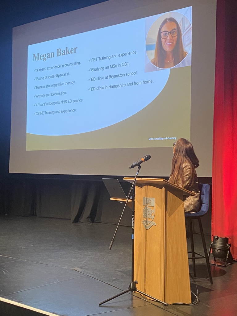 The final session of the day is with Megan Baker who is an ED specialist and is covering which interventions help