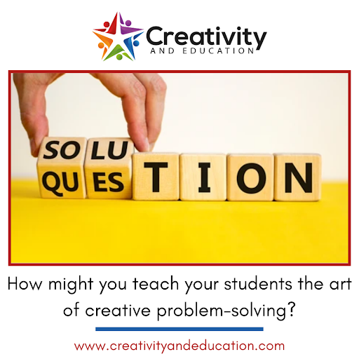 CreativityandE's tweet photo. How might you #teach your #students the art of creative problem-solving?

#creativity #becreative #creativejourney #education #creativeconversation #problemsolving  #creativestudents #creativelearning #teaching #creativeclassroom #creativityandeducation https://t.co/y2Hw9wOSP6