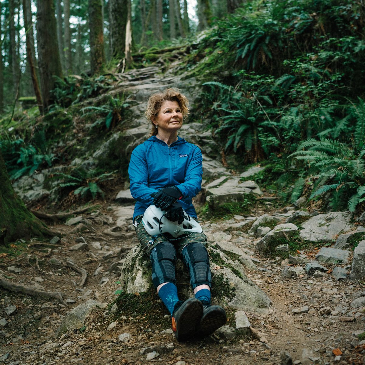 patagoniaeurope's tweet image. After nearly 30 years on the harrowing and hallowed trails of British Columbia’s North Shore Mountains, Betty Birrell still thinks life is one big playground—and that you’re never too old to send. pat.ag/NSB