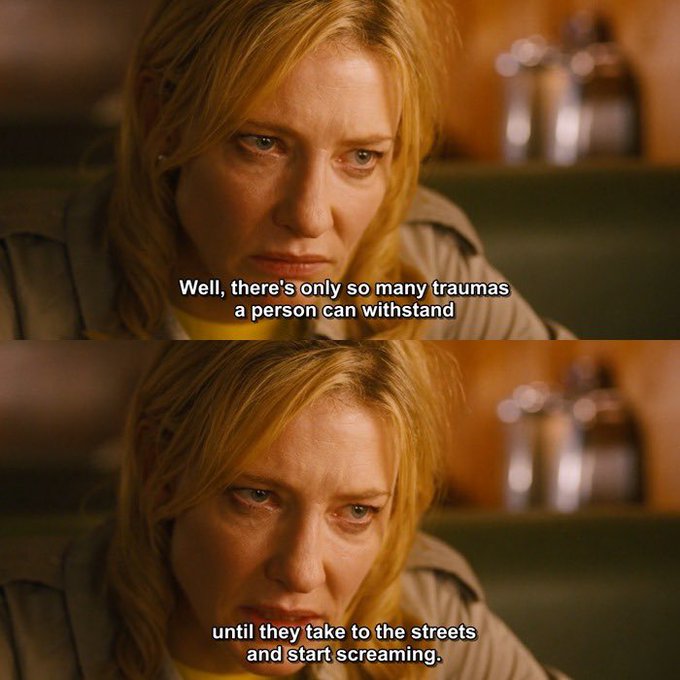 Happy birthday to the singular Cate Blanchett Here s her most unhinged/relatable role. 