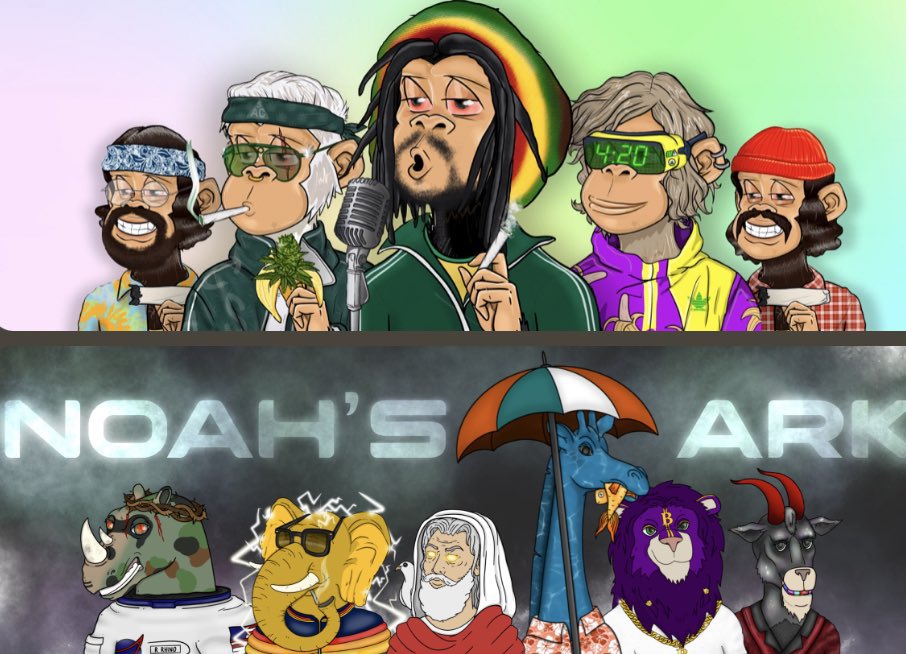 NftNoahsArk's tweet photo. Just over one week left until mint! May 23rd is coming up fast!

Reminder that we are launching from the @StonedApeCrew / @AllBlueNFT launchpad! 

And a small amount of the collection is mintable in $PUFF &amp; $ALL based on FCFS! 

The great flood is coming 🌊

#Solana #SolanaNFTs https://t.co/96TNIedL5N
