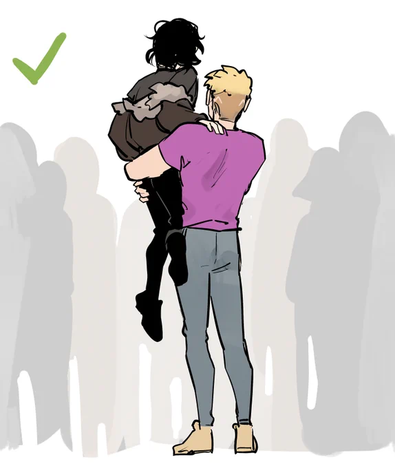 how to help your short friend see in crowds #percyjackson 