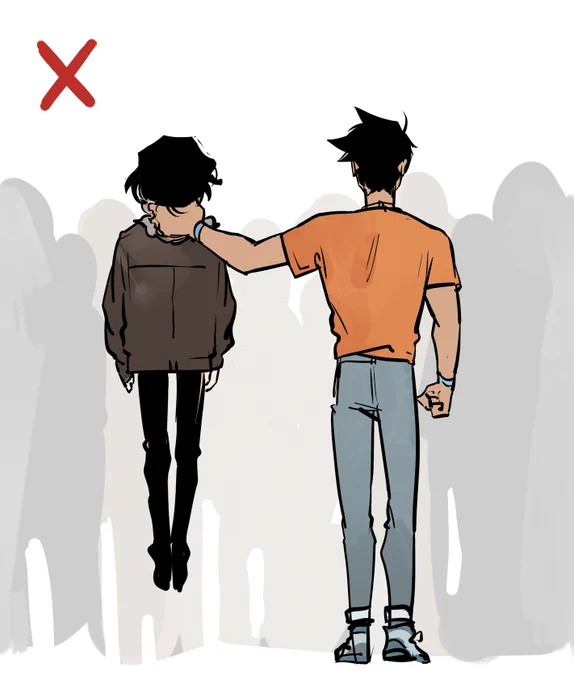 how to help your short friend see in crowds #percyjackson 