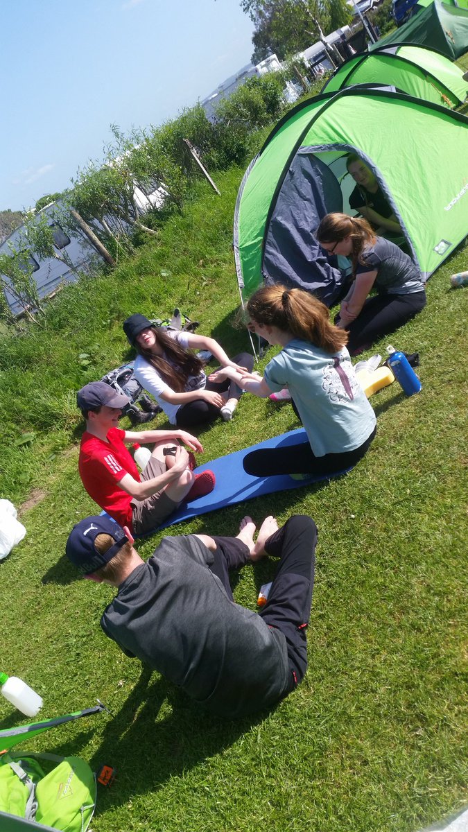 ChristletonDofE's tweet photo. Day 2 has been a hot uphill challenge. All teams in camp and relaxing
@ChristletonHS 
@ https://t.co/dhVqiC6M2F