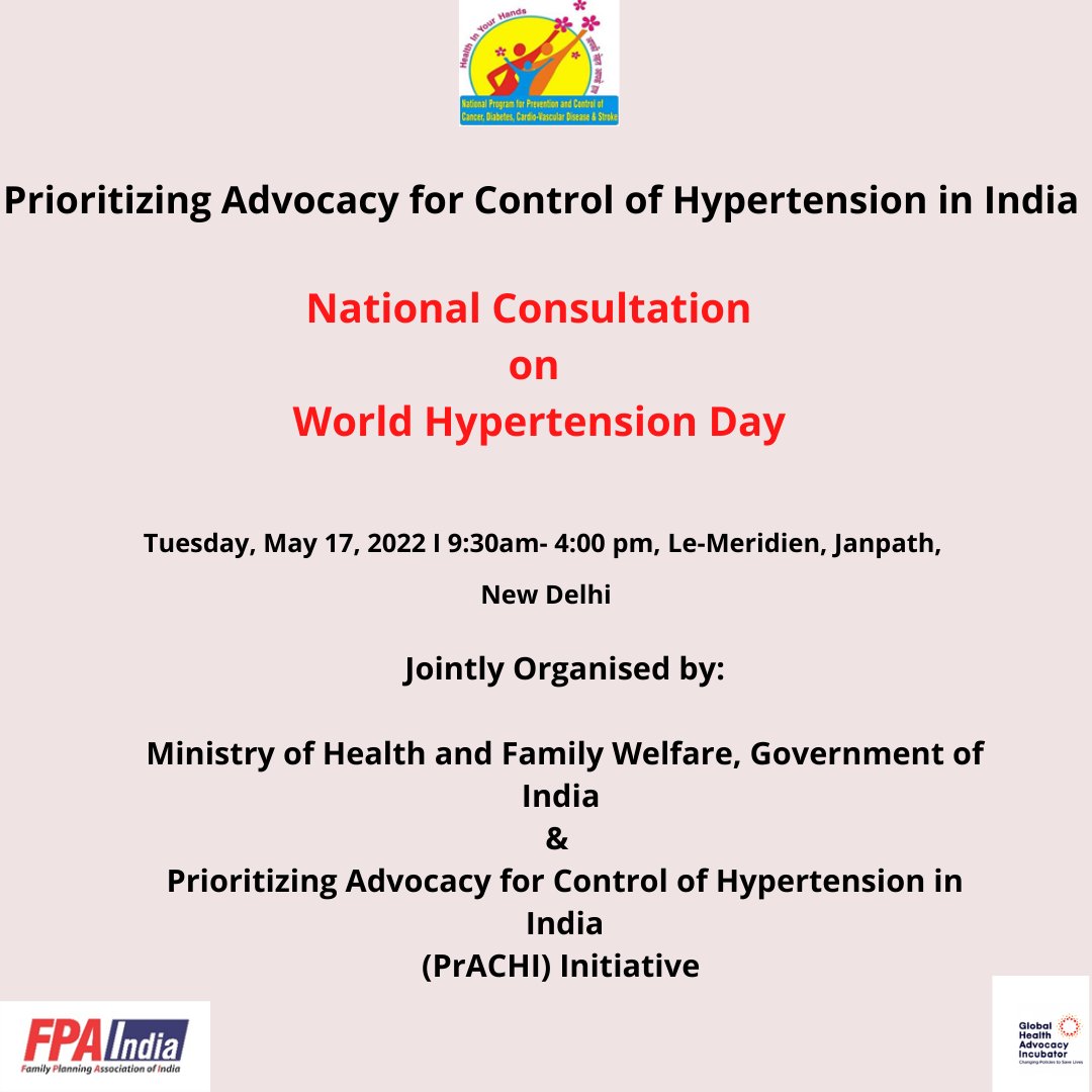 FPA_India's tweet photo. #Beatthepressure #FPAI #GHAI #PrACHI #Hypertension #NCD #MoHFW #ResolvetoSaveLives #WHO
@kalpana_apte @DhanuAmita @mansha2210 @NSPviewpoint @ippf @ippfsar @IncubatorGHAI @WHO @MoHFW_INDIA @ResolveTSL https://t.co/WRpt4J6asG