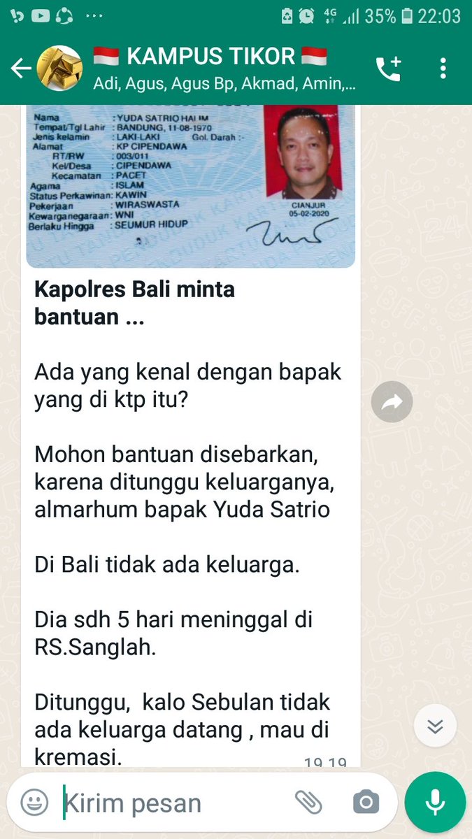 rudiatsyah's tweet photo. TOLONG DI BANTU 
Ya Kawan Kawan https://t.co/R1dn9x8XIO
