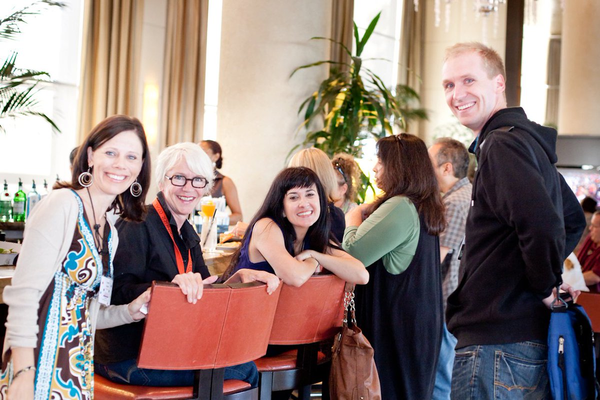 MikeBoldt's tweet photo. Almost missed it! (time to mark it on the calendar!) Happy #KidlitAgentWeek to my amazing agent @jenrofe! She's the best! (roughly 2011 @scbwi, with @SauerTammi & @mary_peterson!) https://t.co/iIOvc2Ncl5