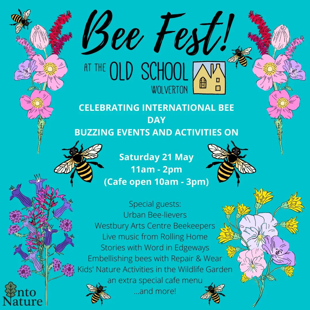 We are celebrating International Bee Day on Saturday 21st May <a href="/OldSchWolv/">Old School</a> with a whole day of activities to create a buzz about our little friends! Free to attend &amp; only one of the activities needs to be pre-booked. Visit oldschoolwolverton.org/whats-on/bee-f… <a href="/WestburyArts/">Westbury Arts Centre</a> <a href="/MKCFoundation/">MKCF</a>