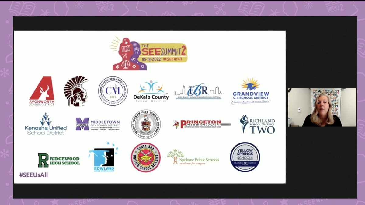 k12kimsmith's tweet photo. CONGRATULATIONS to the 14 school districts hosting the 2022 #SEEsummit -- Students for Educational Equity ensuring education values and honors every student -- led by @dpleague Marlon Styles @MCSDSuper and Julie Mitchell @RowlandSchools. Thank you ALL! @DigitalPromise https://t.co/L0svYoy0N7