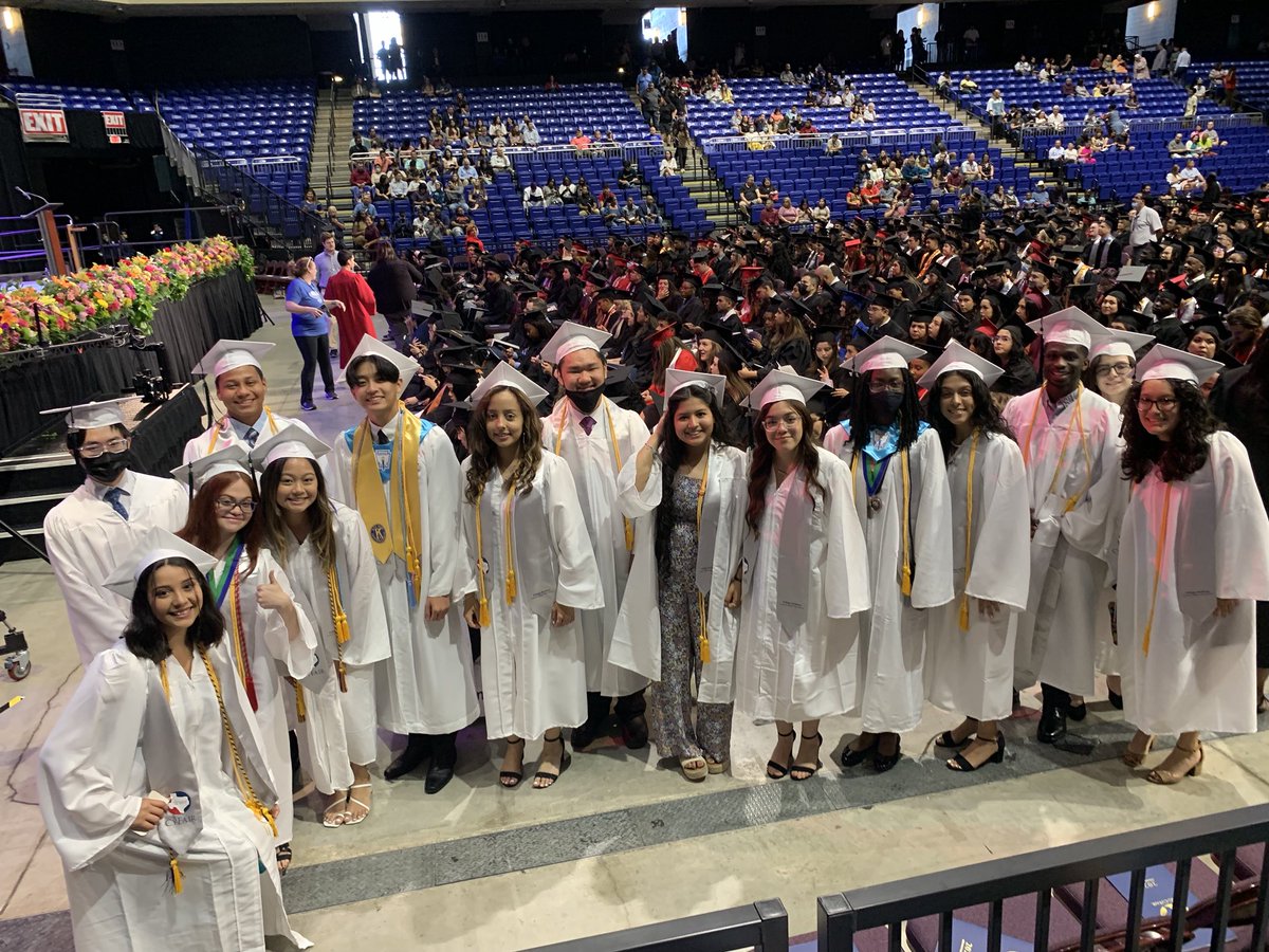 Cypress Ridge 2022 Graduates also graduating from Lone Star College with their Associates Degree!!  #RamPRIDE