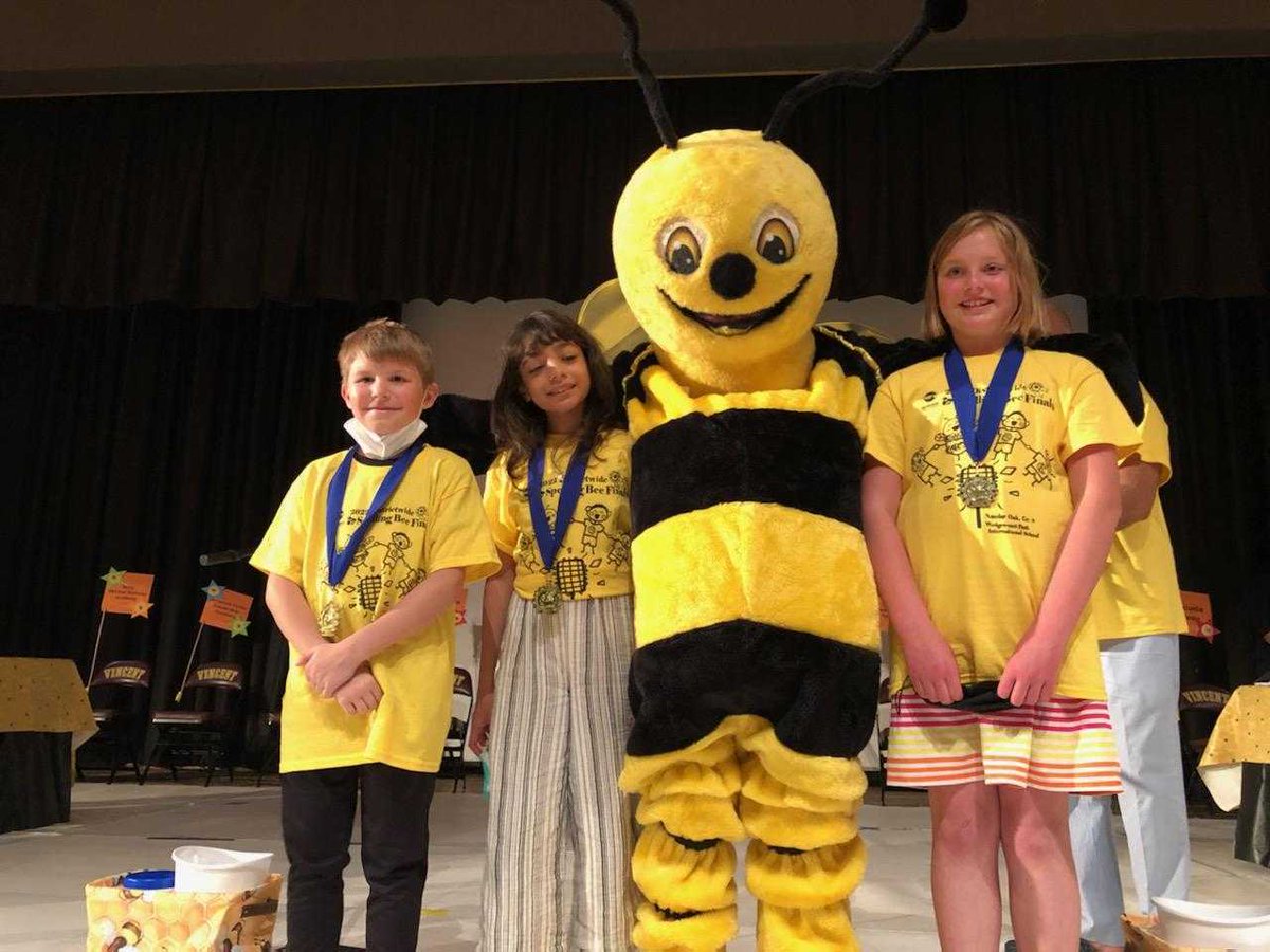 tmj4's tweet photo. Congratulations to the 1st, 2nd and 3rd place winners of the third grade portion of the Milwaukee Public Schools Spelling Bee Finals! Aiden Polivka, Oriana Figueroa Iglesias and Grace Witczak. Watch the fourth and fifth graders spell today here: https://t.co/5Gxh3tEpec https://t.co/nJxZJ42wxL