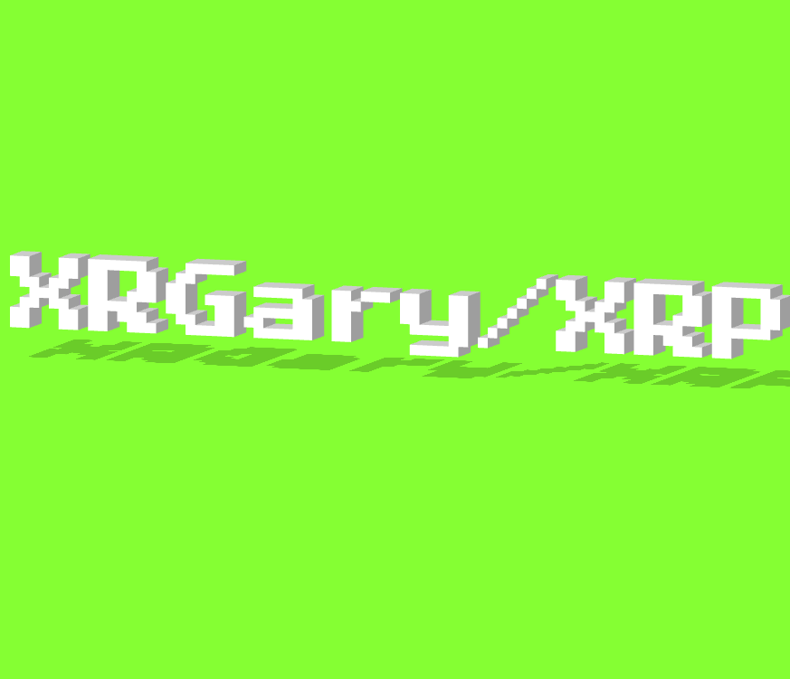 XRGARYCOIN's tweet photo. XRGary is extremely happy to be trading in a pair with XRP.
 That's the Tweet. https://t.co/jy84ZaTPu0