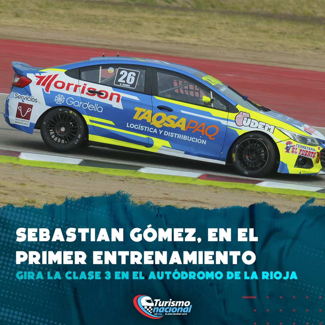 👉 <a href="/SebaGomezTeam/">Seba Gómez</a> dominó el primer entrenamiento del #TurismoNacional en el #TNenLaRioja 

⏱ 1m17s540

🖱bit.ly/3FIOpPk