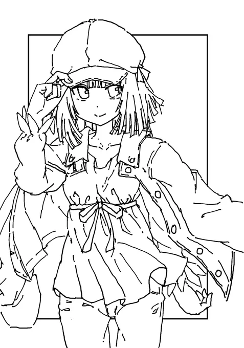 モシャ #お絵描き練習会 