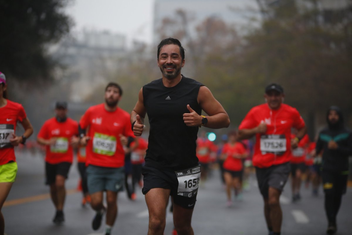 A quien más le gusta #correr #maratondesantiago
