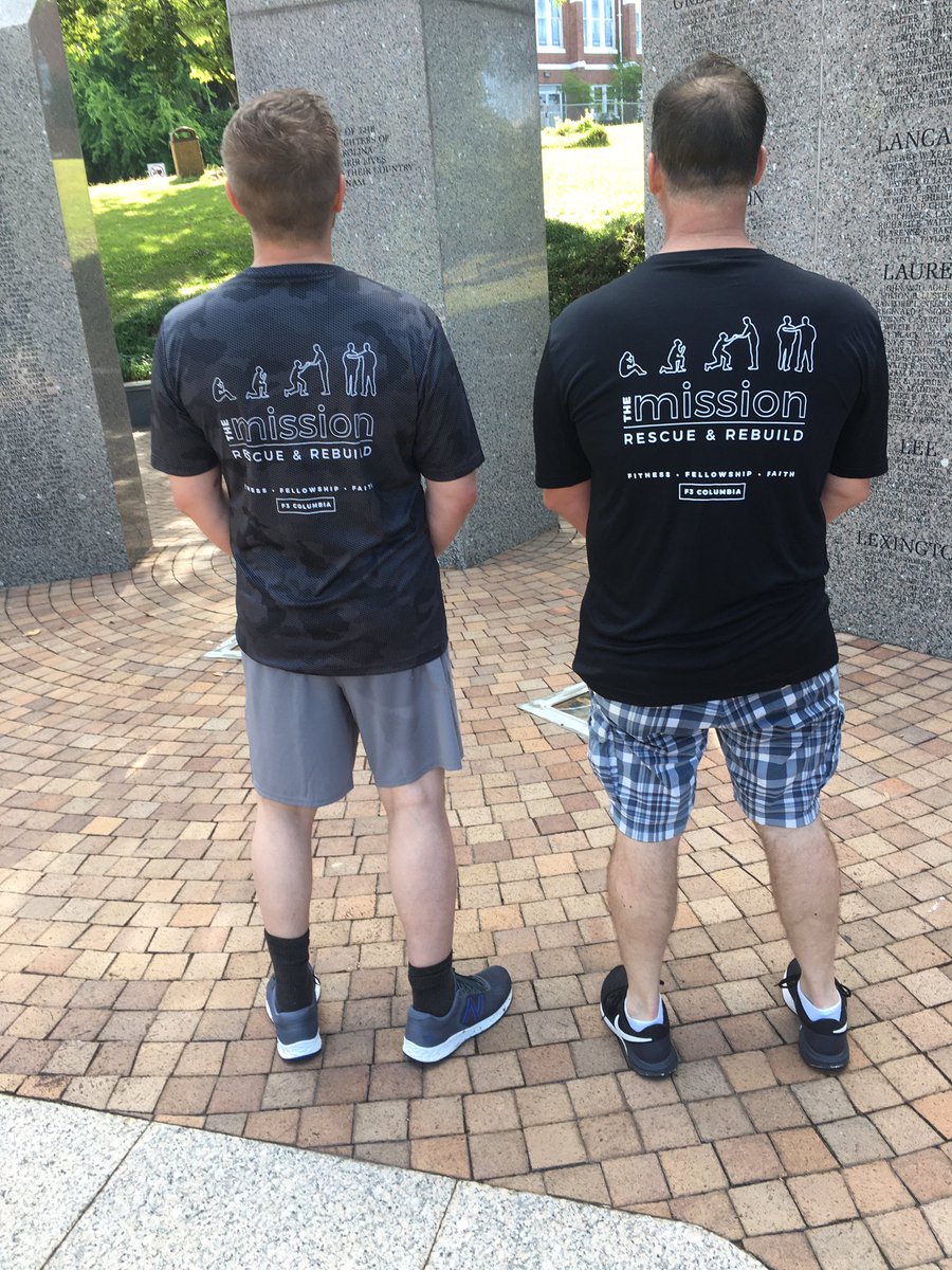 This is some of my Saturday family. Love ministering to the men at <a href="/OliverGospel/">Oliver Gospel</a> thru the <a href="/F3Nation/">F3</a> platform. We are helping men transform their lives. Congrats to #Elton and #Chatter for earning their shirts. This logo was designed by a program guy and an #F3 member