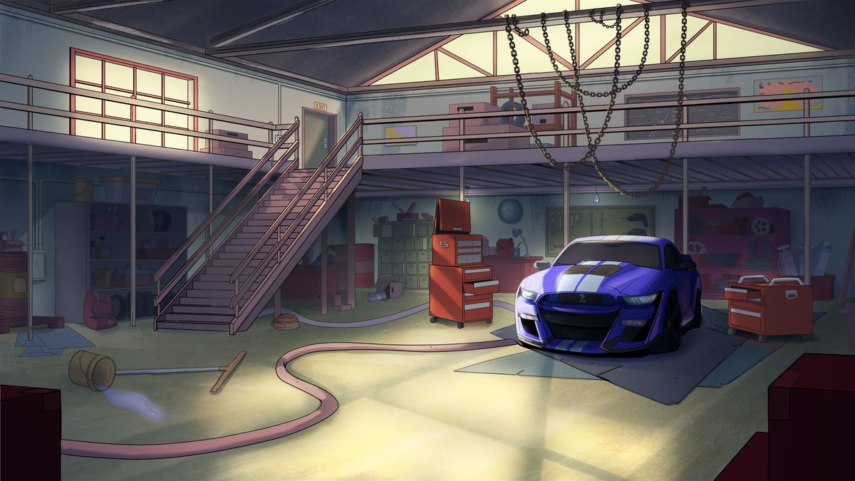 artdougferreira's tweet photo. I started this concept as a messy garage in the middle of nowhere but suddenly the character fids a great car in it
.
.
#digitalart #art #drawing #artist #artwork #digitalpainting #background #conceptartbackground #conceptart #concept #conceptdesign #conceptart #garage https://t.co/aNO3s3MZGH