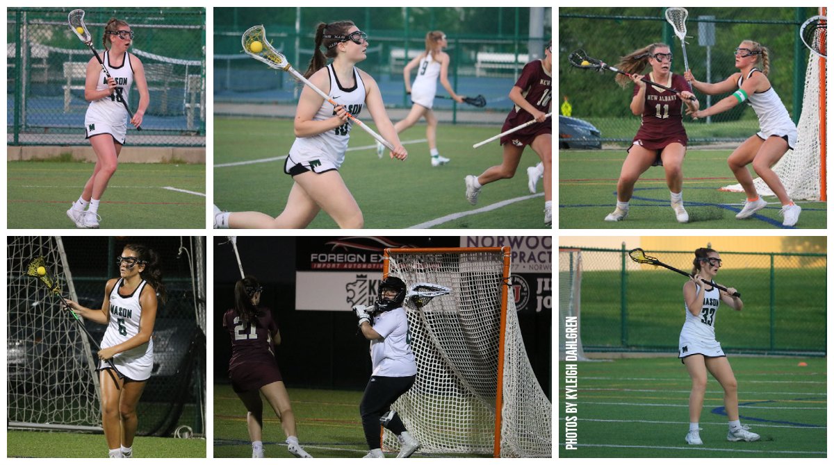 MHSsportsradio's tweet photo. .@GirlsMHSLax close out the regular season and a brutal non conference schedule with a loss to New Albany, now time to focus on the post season. Our photographer Kyleigh Dahlgren captured the action. https://t.co/q3sJsxAgpj