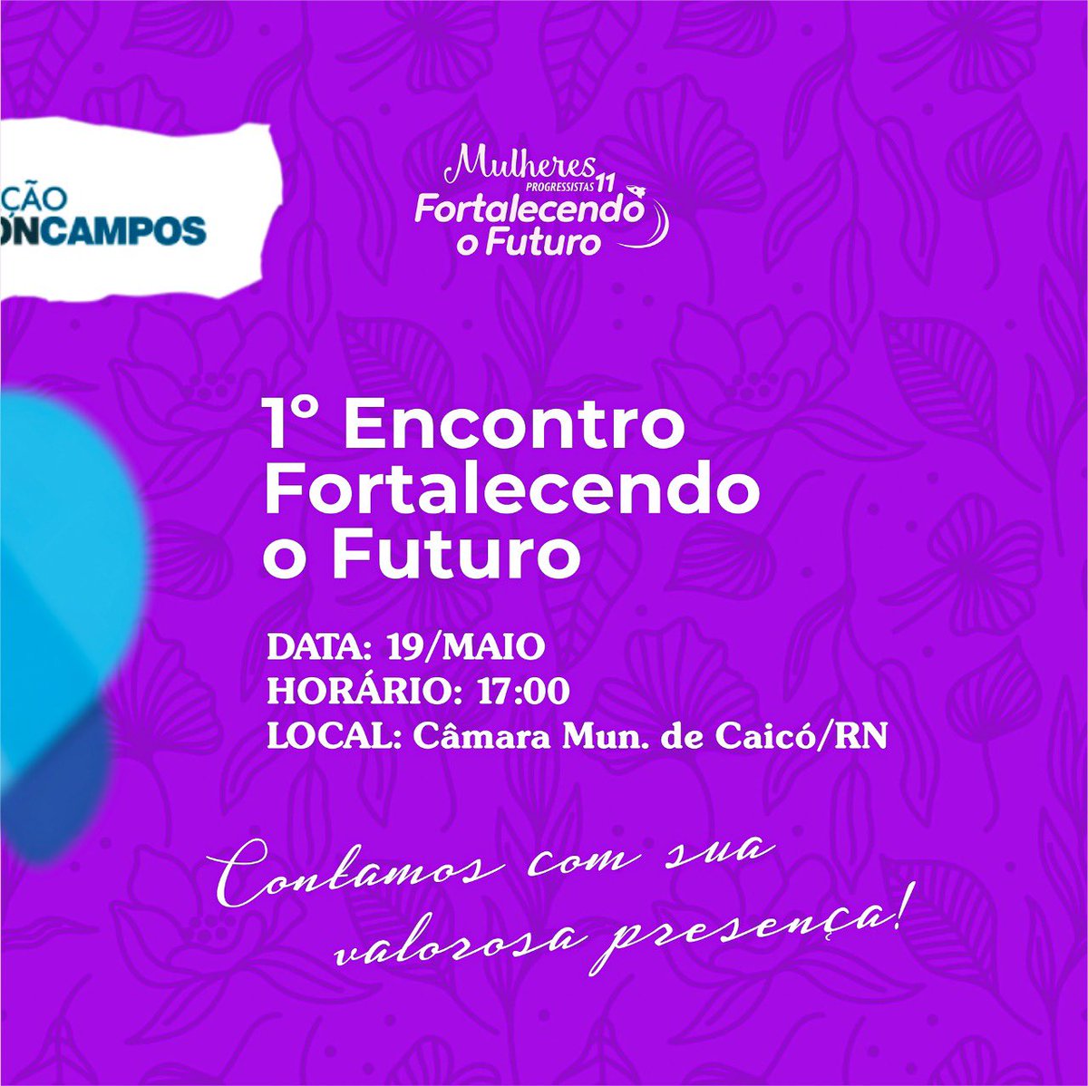 maracostarn's tweet photo. 👩‍💻Lugar de Mulher é onde ela quiser!

📍Se você também pensa assim, esteja convidado para  o 1º Encontro Fortalecendo o Futuro. O evento será realizado no dia 19 de maio, a partir das 17h, no plenário da Câmara de Vereadores de Caicó. https://t.co/qB71g7A5Qd