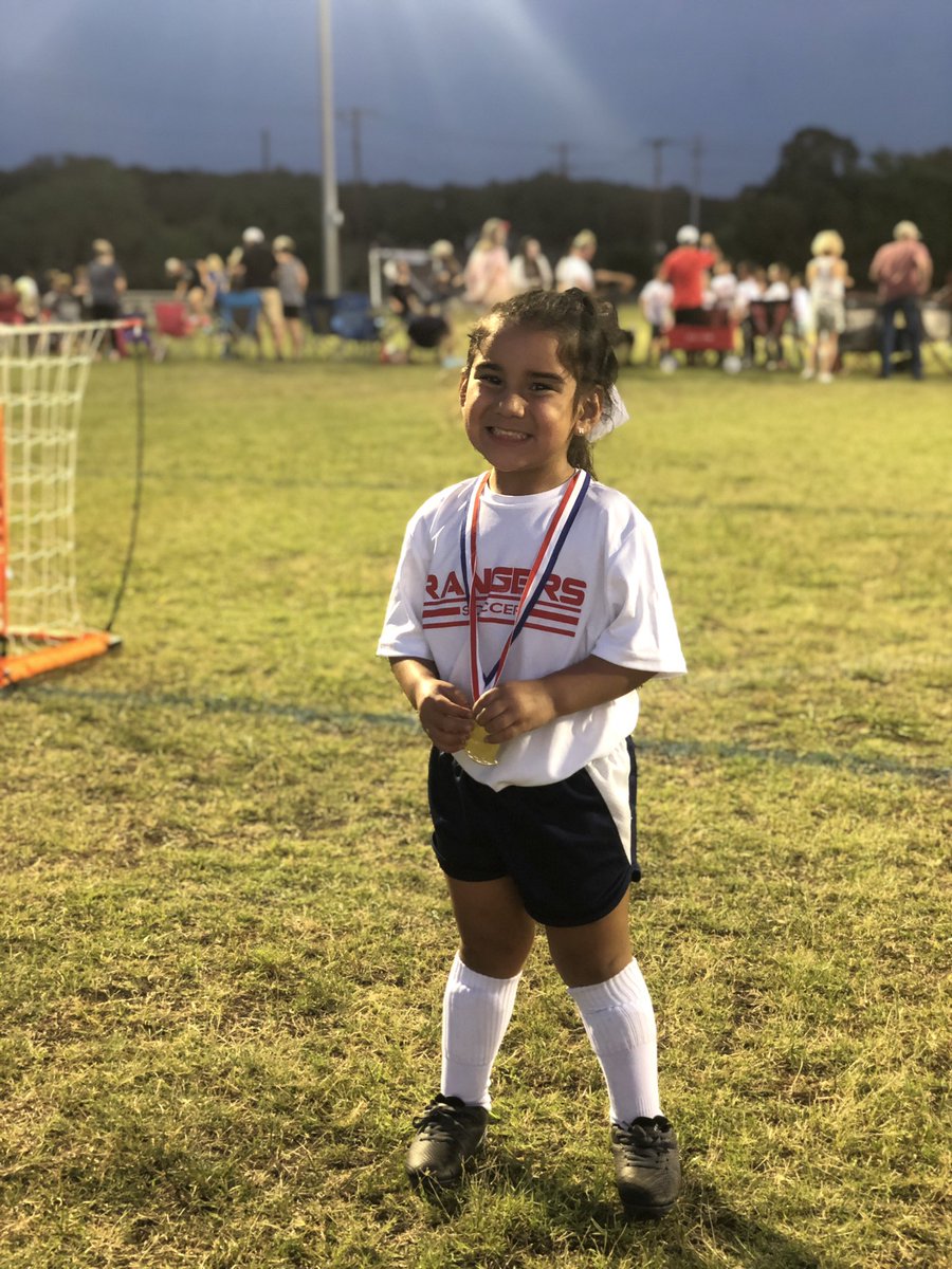 CoachLara14's tweet photo. 1st Sports Season is in the books!Loved watching her learn to compete and have fun! Bulverde Youth Soccer Association put together a great season for these little ones! #MadisonRhea #GirlDad #SoccerDad https://t.co/2REoHOJyEr