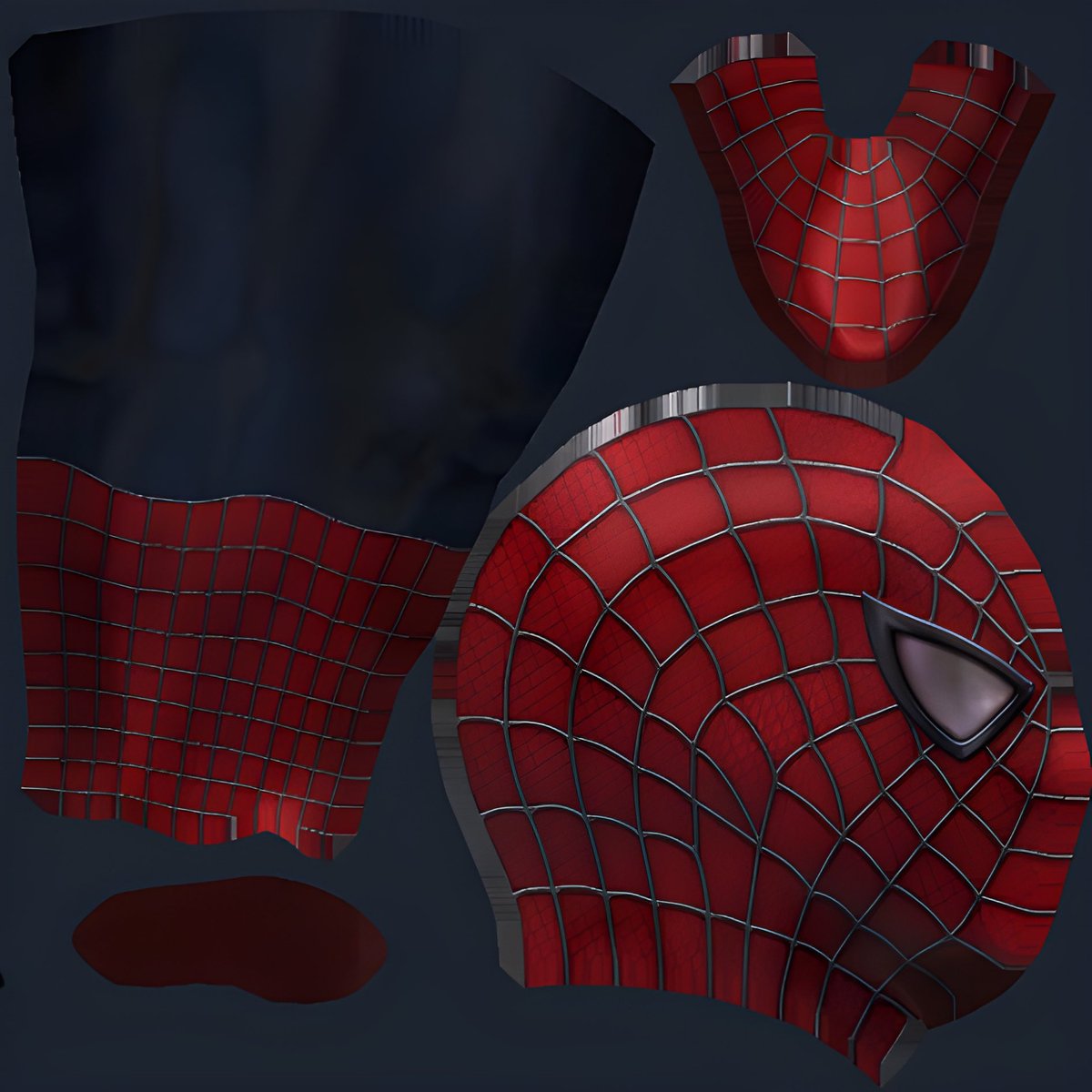 The Textures Resource - Full Texture View - Roblox - Spider-Man 2 Shirt