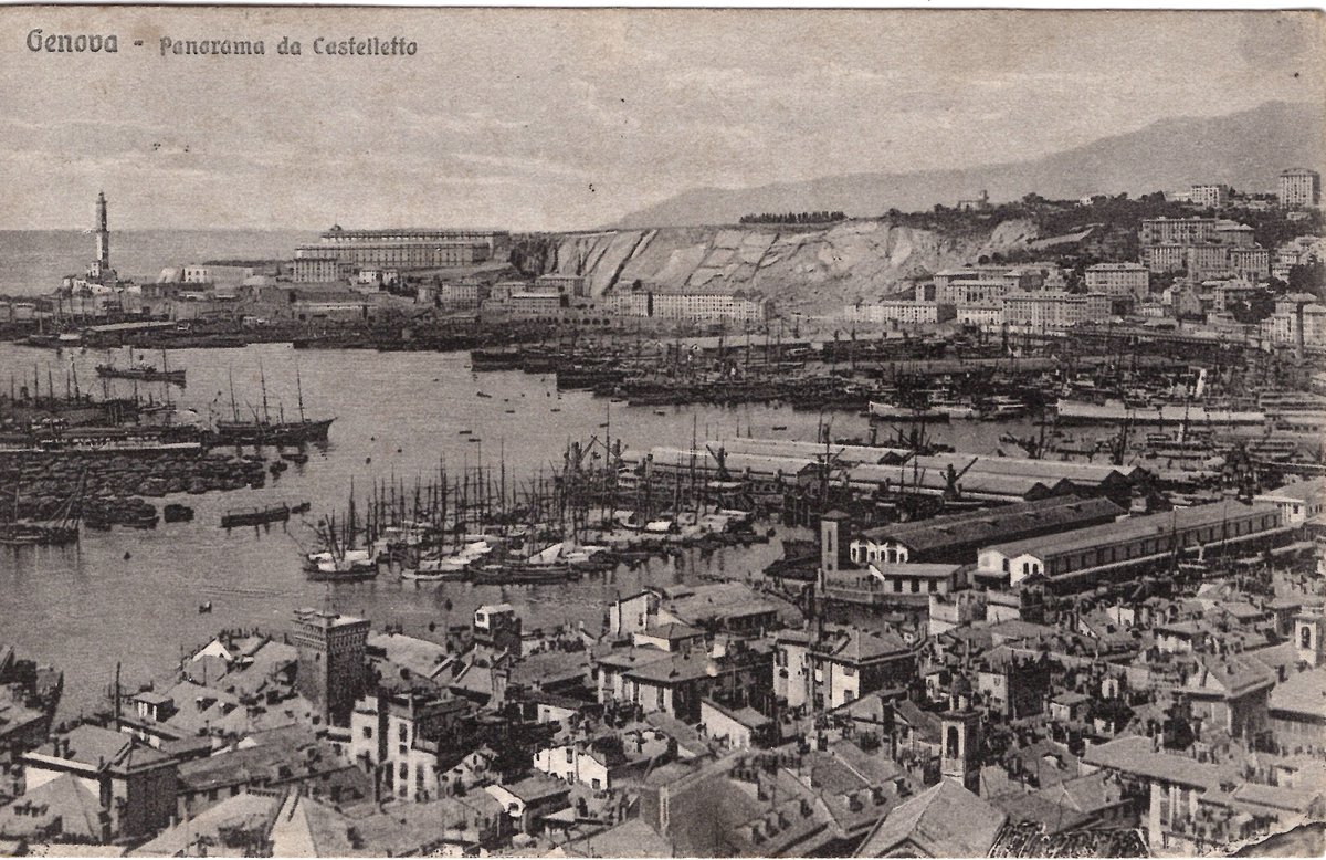 GianlucaTozzi's tweet photo. Due cartoline storiche di #Genova nel 1919
#storia #collezioni #cartoline #cartolinestoriche https://t.co/QaIrG8lrh3