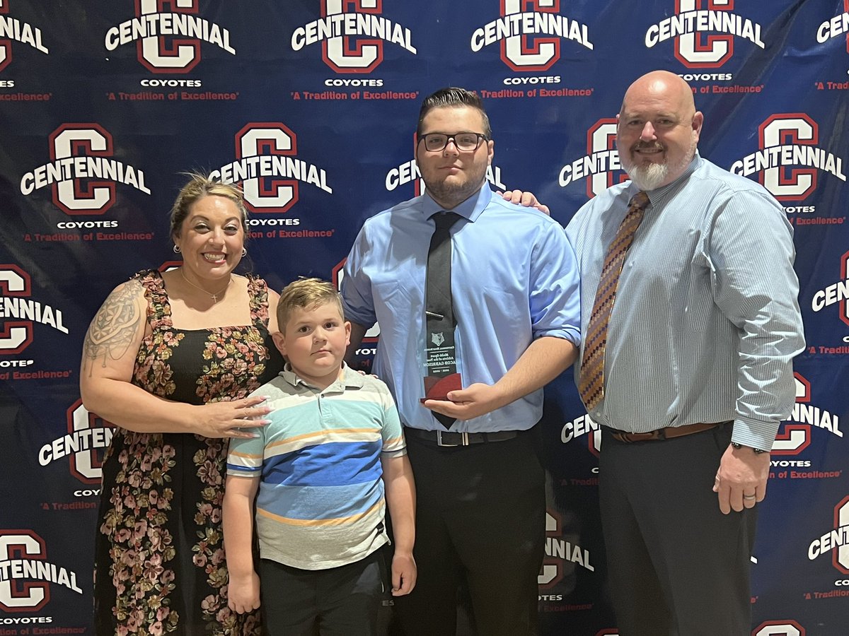 Last night was the fist ever annual student athlete award ceremony. It was an honor to be named “multi sport athlete of the year”for wrestling and football. Thank you for all my coaches for the past four year for helping me get to this accomplishment.