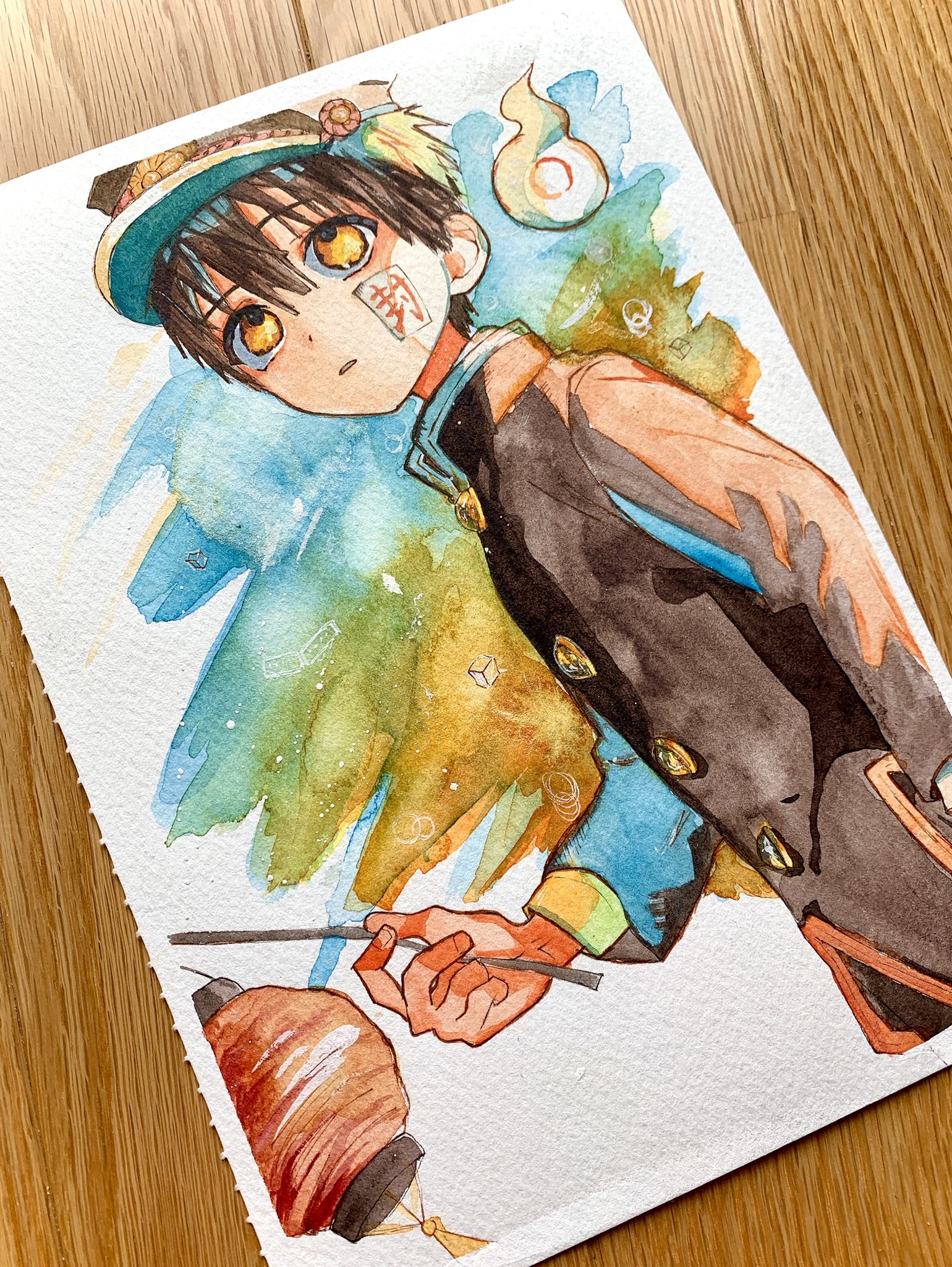 イブ 地縛少年花子くん 17巻の表紙ぃ 水彩で描きましたっ 背景はなんか適当に描いたらええ感じになりましたぁ 地縛少年 花子くん 花子くん 水彩イラスト 水彩画 T Co 01wwhctu78 Twitter
