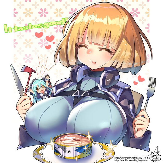 ツナ缶!ツナ缶!

#LastOrigin 
#ラストオリジン
#ラスオリ 