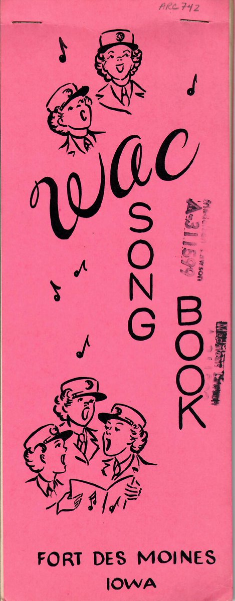 jeffcomuseumwv's tweet photo. #OTD in 1942, Congress approved the creation of the Women’s Auxiliary Army Corps (WAAC).

This WAC songbook belonged to Madalean Lawson McIver during World War II. McIver was the only Jefferson County African-American woman to enlist in the war. 

#localhistory #JeffersonCounty https://t.co/IcEcIo02x0