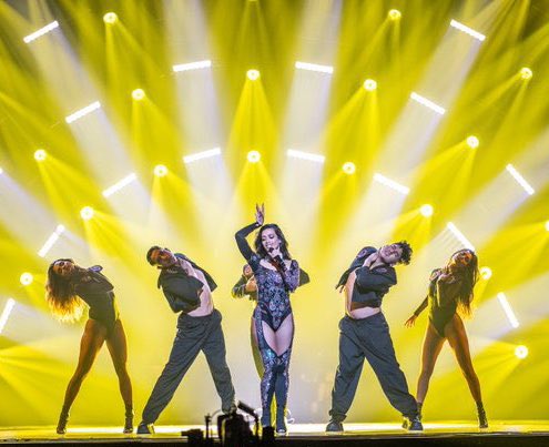 Esta noche te deseamos lo mejor @ChanelTerrero 
Es un orgullo para toda España que seas tú quien nos represente esta noche con semejante talento.
A dejar al mundo entero con la boca abierta!! 🇪🇸🔥