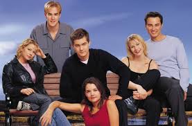 Michelle Williams, James Van Der Beek, Joshua Jackson, Katie Holmes, Meredith Monroe and Kerr Smith