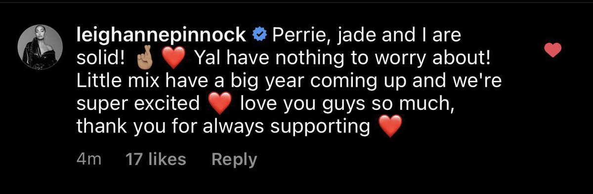 lidolmix's tweet photo. one thing about leigh-anne… she’s always gonna reassure us https://t.co/vOE4HBYNwu