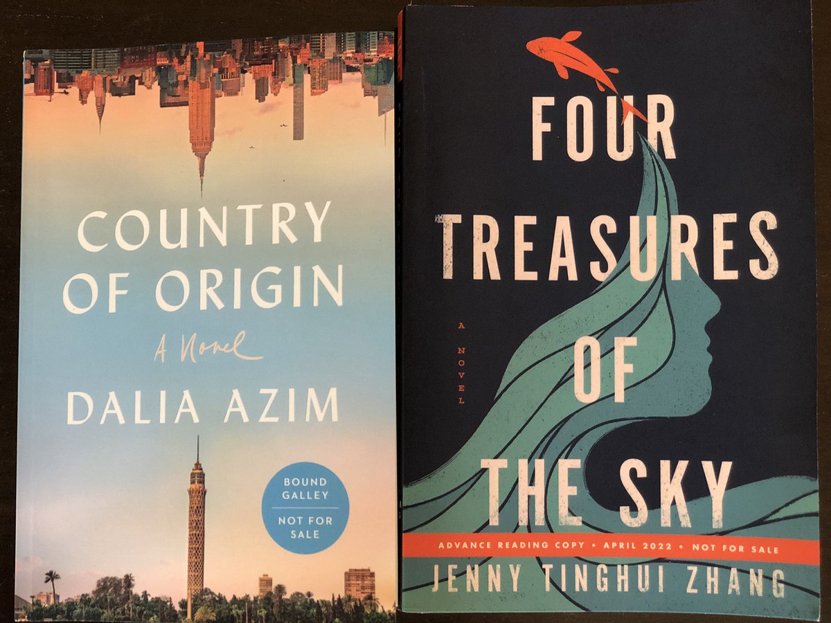 Looking forward to talking with <a href="/pantaloonies/">Jenny Tinghui Zhang ⁷</a> and <a href="/DaliaAzim/">Dalia Azim</a> next weekend about these two extraordinary novels <a href="/SABookFestival/">San Antonio Book Festival</a>!