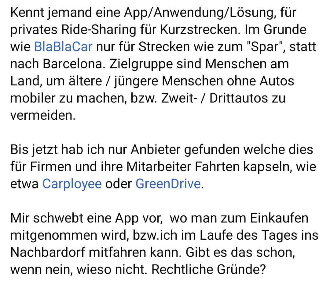 #Rideshare #Verkehrswende