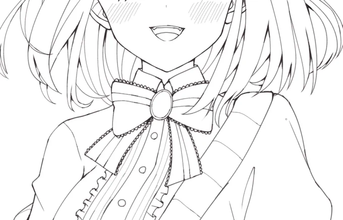 線画の情報量が増えたようなそうでもないような 