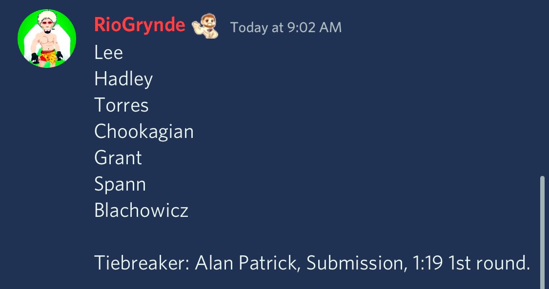 Rio_Grynde915's tweet photo. These are my picks for the #CRO @FightersNFT #HeavyHitters competition ππ½π₯
Submit your picks for a chance to win (1) V1 NFT from @FightersNFT & 100 #CRO
All picks must be submitted in the #HeavyHitters channel of our Discord (Link in bio) Best of luck #FightFam |
#FighterWithin https://t.co/lWtQzRQ1es