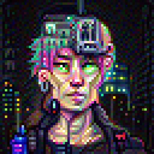 ⚙️ Citiz3n-1594 🌃

He is a known scavanger in the cyberpunk city of Tectoria. Want something? He has it. Whether it's alien tech or an average circuit board, he's got you!

Follow for more! 1000 first get #WL and OG role!

#NFTs #nftart #NFTCommunity #pixelart #cyberpunk