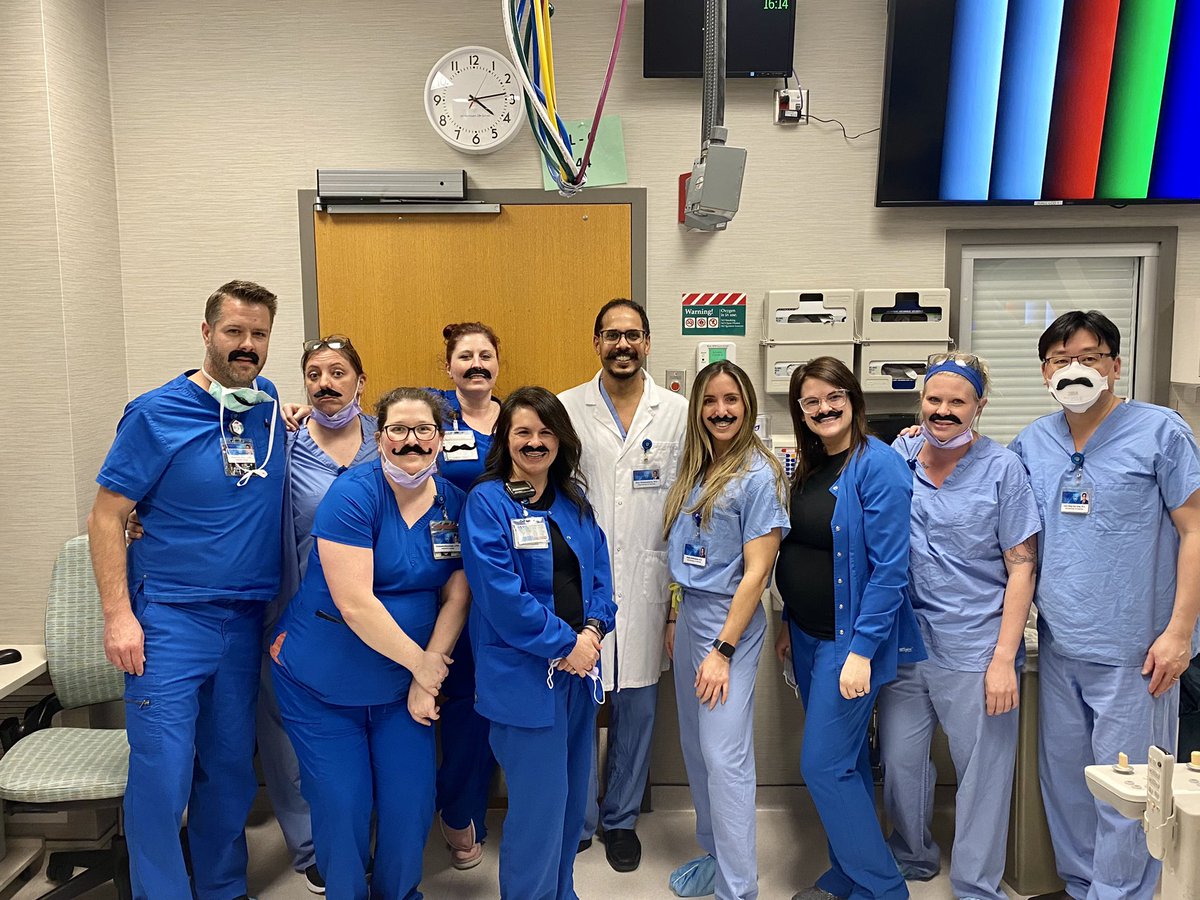 The endoscopy team showed me some love with surprise mustaches under their masks 🥸 Feel blessed to work with such a great group!
#nursesweek2022
#endoscopy #havingfun