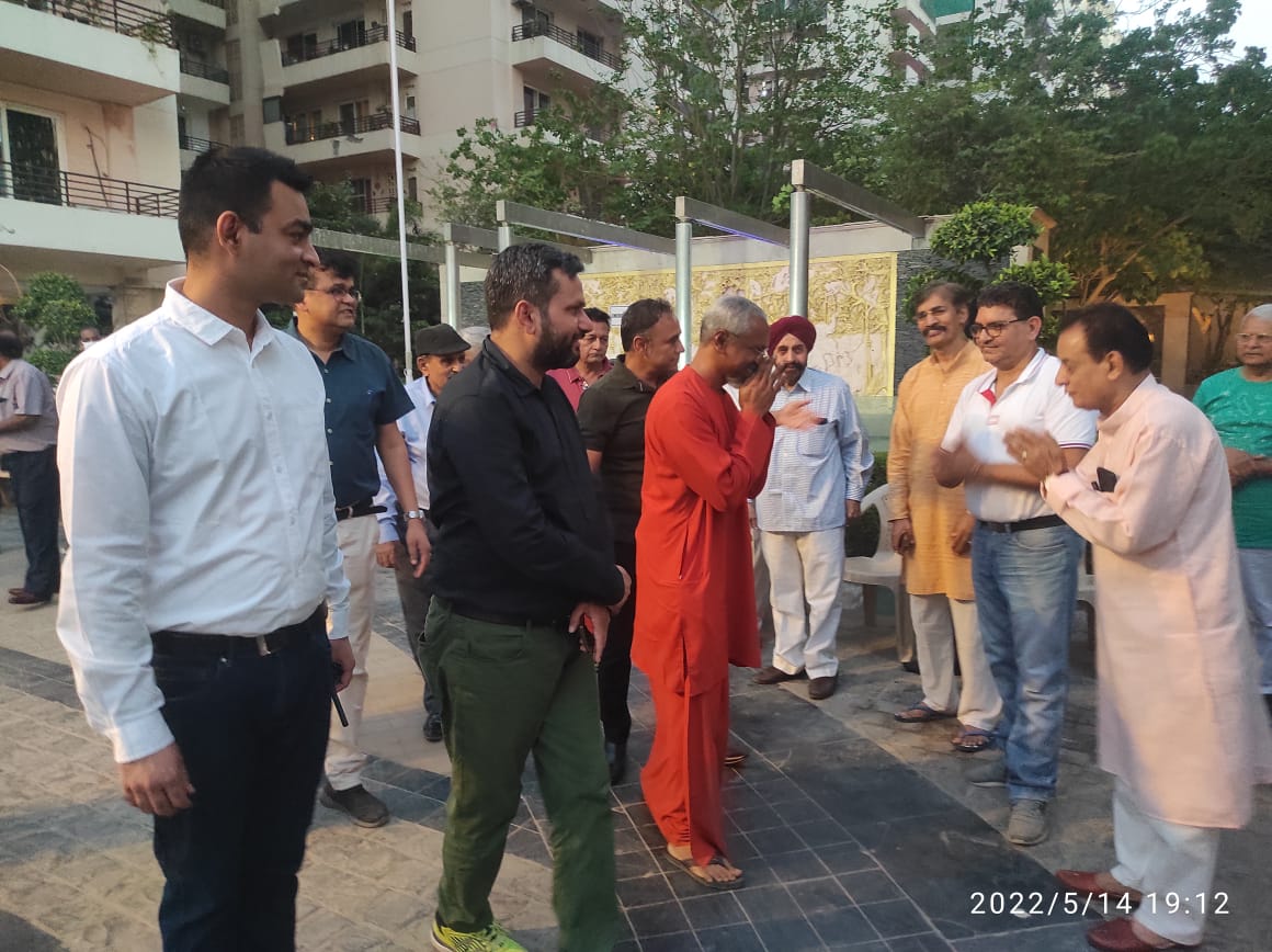 PranayamReside1's tweet photo. Inauguration of the OPD in Pranayam C Block today, after the Bhajan Sandhya. #Pranayam4Health https://t.co/56JaP9amRk