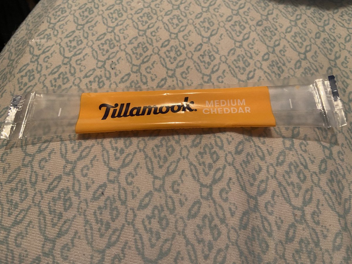 PixiKat86's tweet photo. @TillamookDairy we got a completely sealed empty stick in our bag of cheese sticks 😂 🧀 https://t.co/n3FQDb2DMK