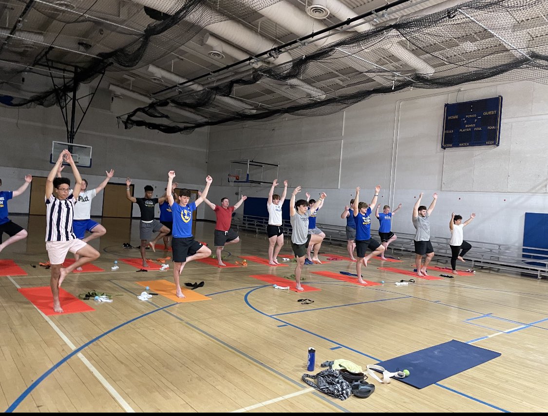 CANONMCMILLAN FOOTBALL on Twitter "Saturday Morning Yoga https//t.co